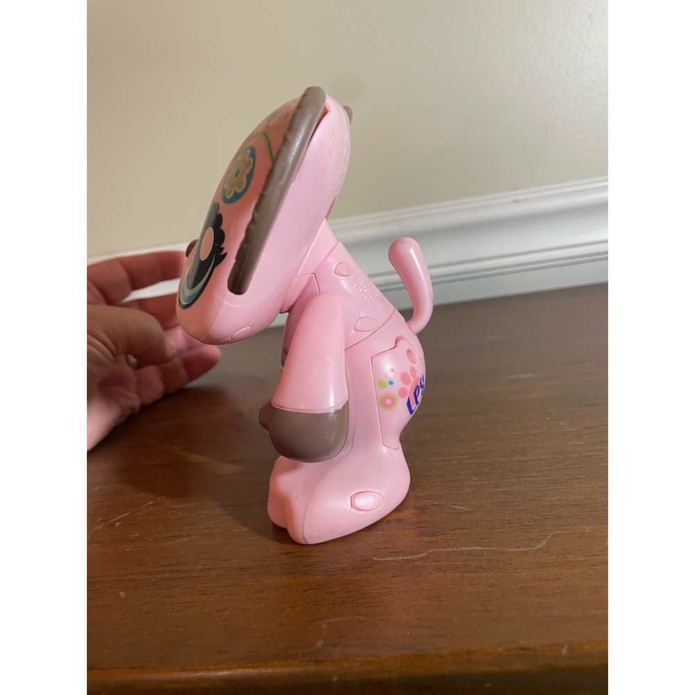 Littlest Pet Shop Deco Pet Pink Dog Large Figure Floral Swirl LPS Hasbro Toy - Picture 7 of 15